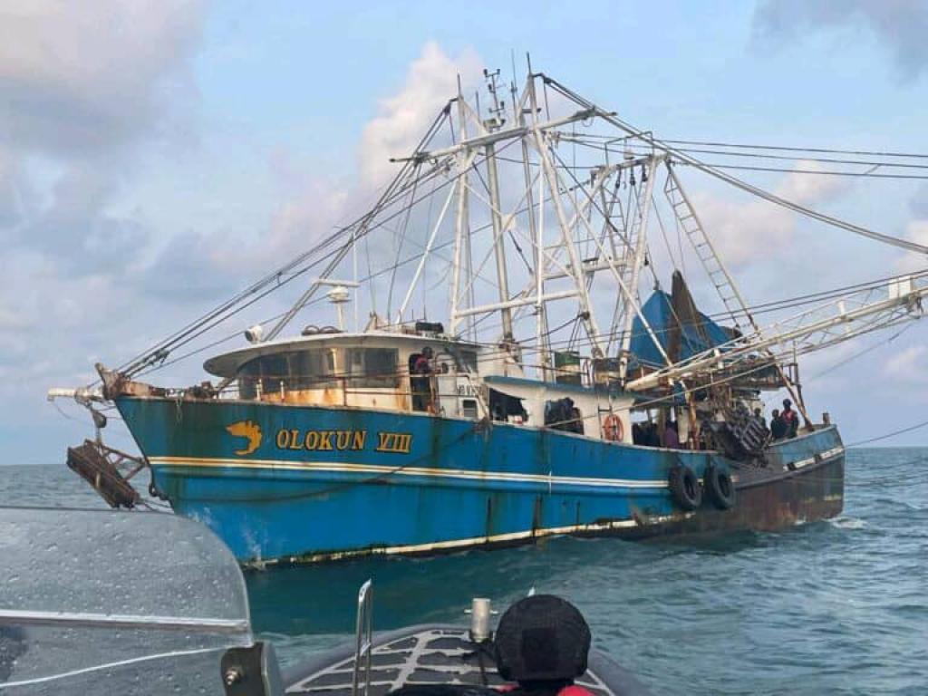 Navy seizes vessels carrying illicit arms, crude oil in Niger Delta
