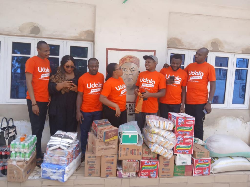 Udala Radio 104.7FM Celebrates Easter with Red Cross  Motherless Babies Home Onitsha