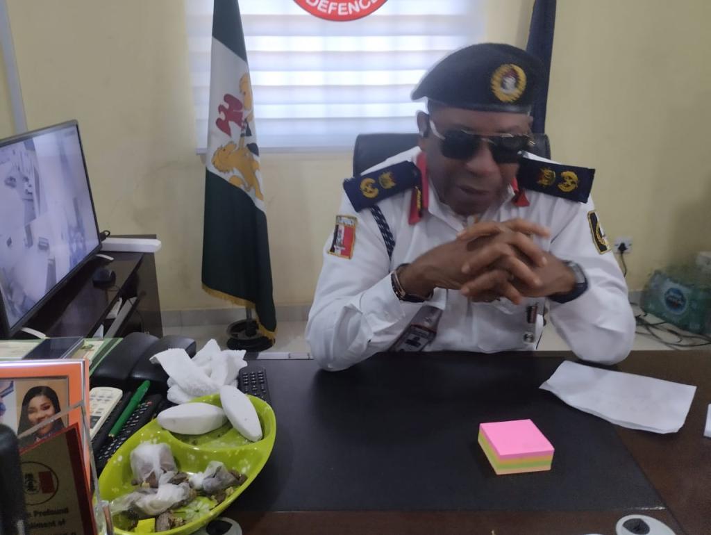 NSCDC nabs suspect with 56kg of Cannabis Sativa in Ebonyi, others