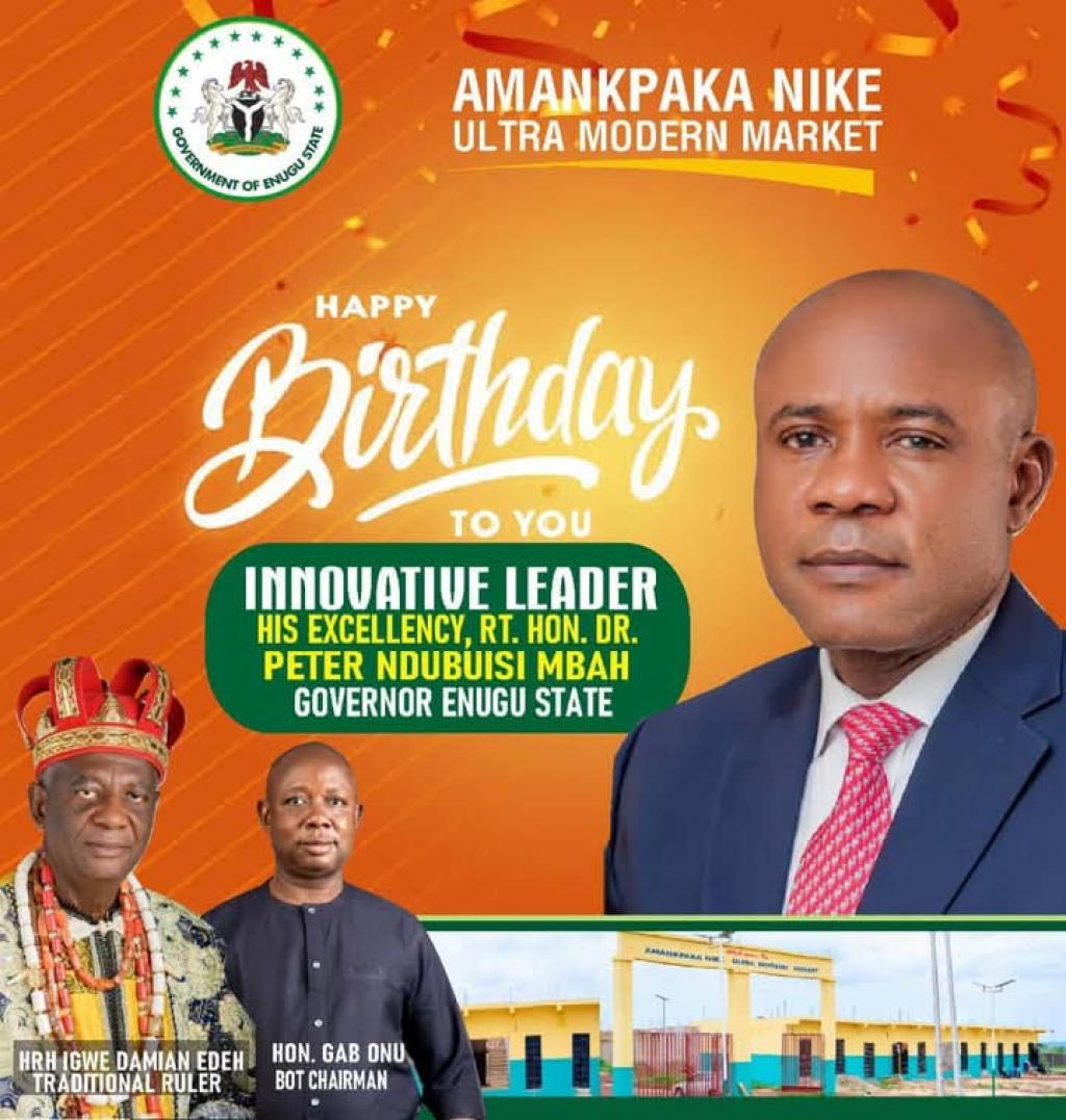 Amankpaka Nike Community Salutes Enugu Governor On His Birthday
