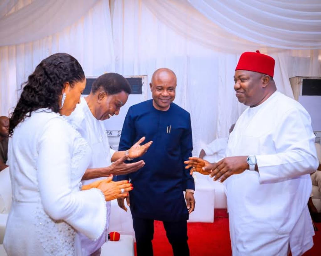 You’re a priceless gift: Gov Mbah Celebrates Jim Nwobodo at 85