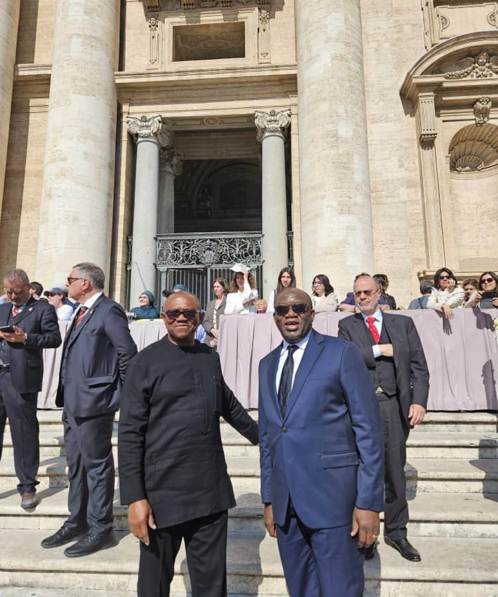 Obi, Fayemi Attend Pope’s Inauguration, Urge Action Against Poverty