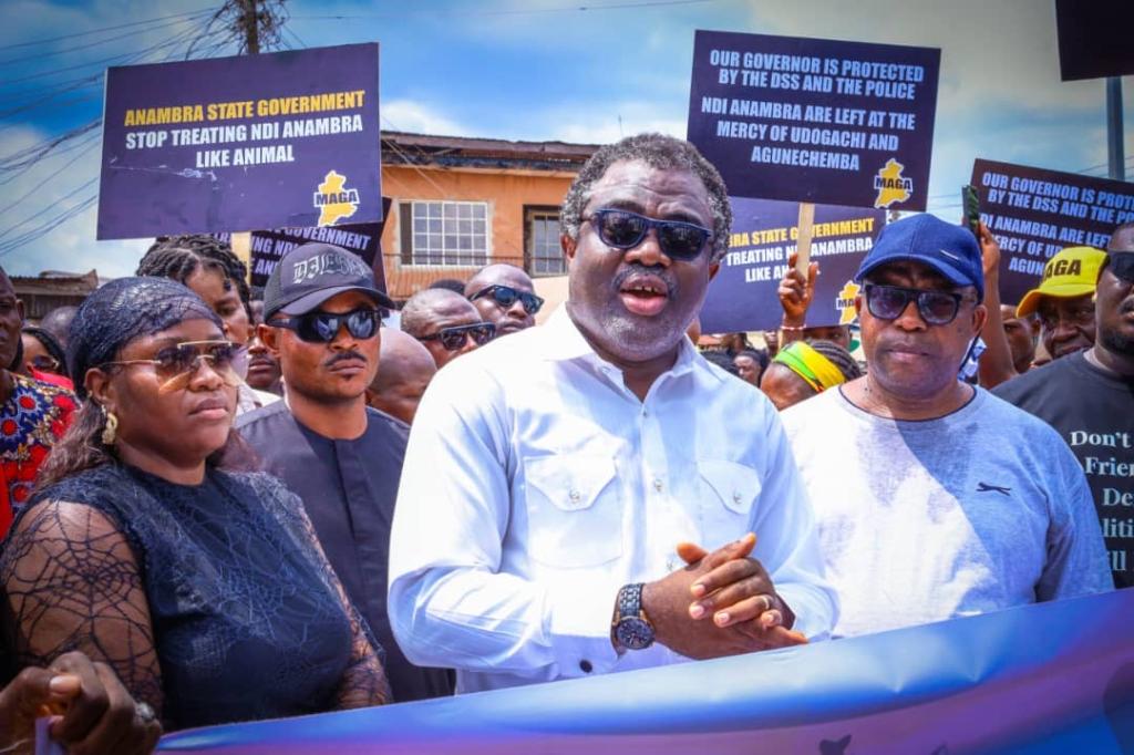 YPP governorship candidate joins protest against excesses of Agunechemba