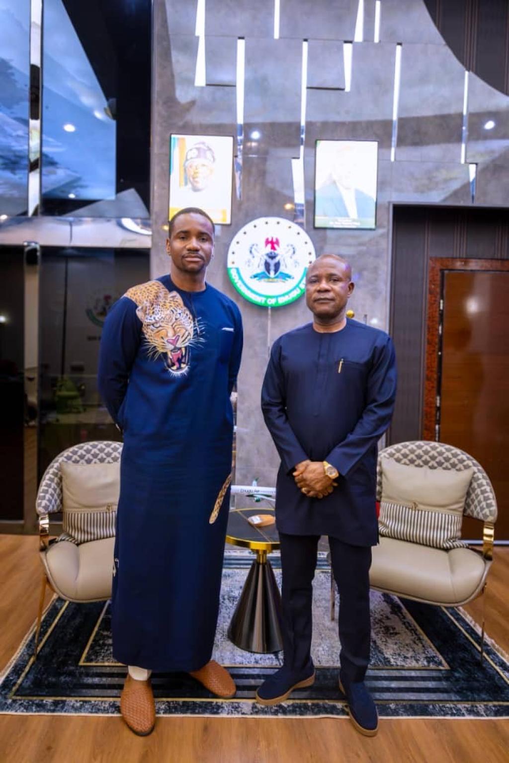 Governor Mbah endorses new Nollywood series "City of Dreams