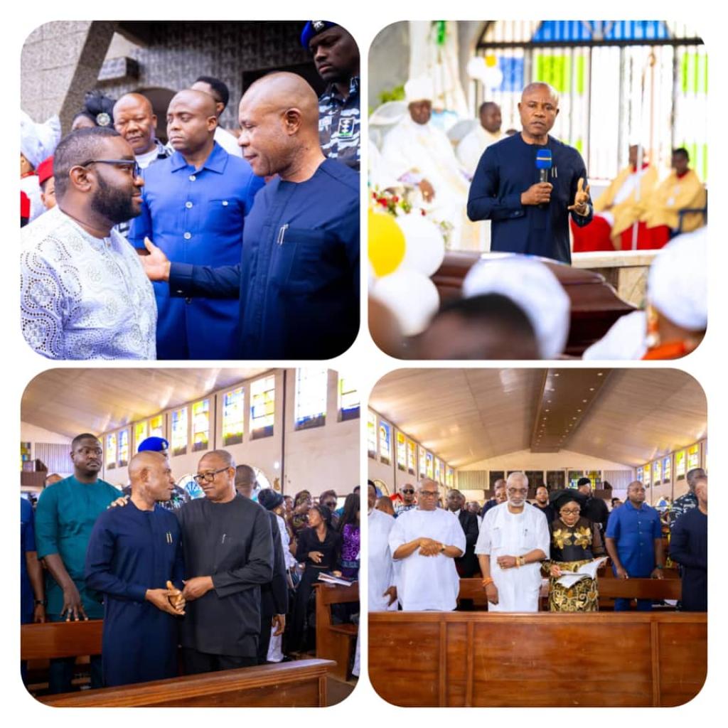 Gov Mbah Pays Last Respects as Dubem Onyia is Buried
