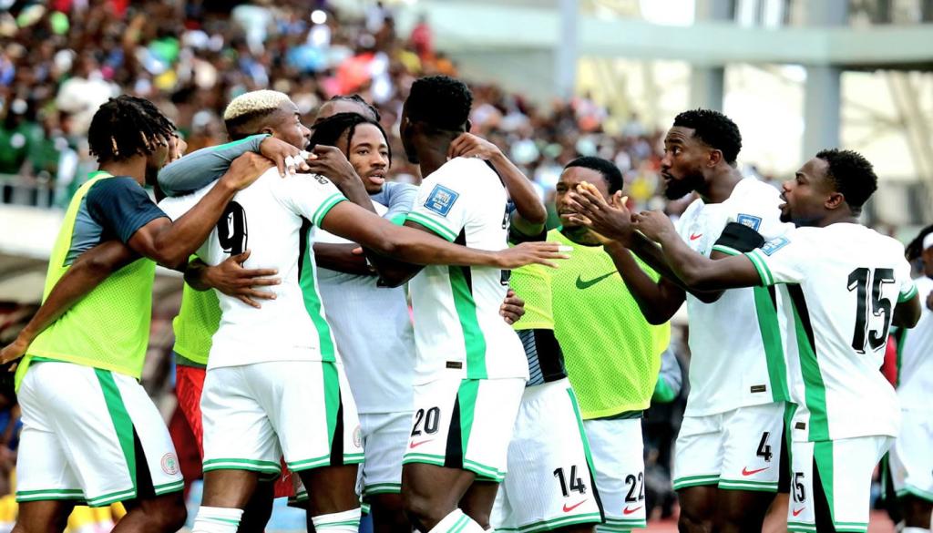 Eagles in high spirit as Osimhen arrives team’s AFCON camp in Cairo