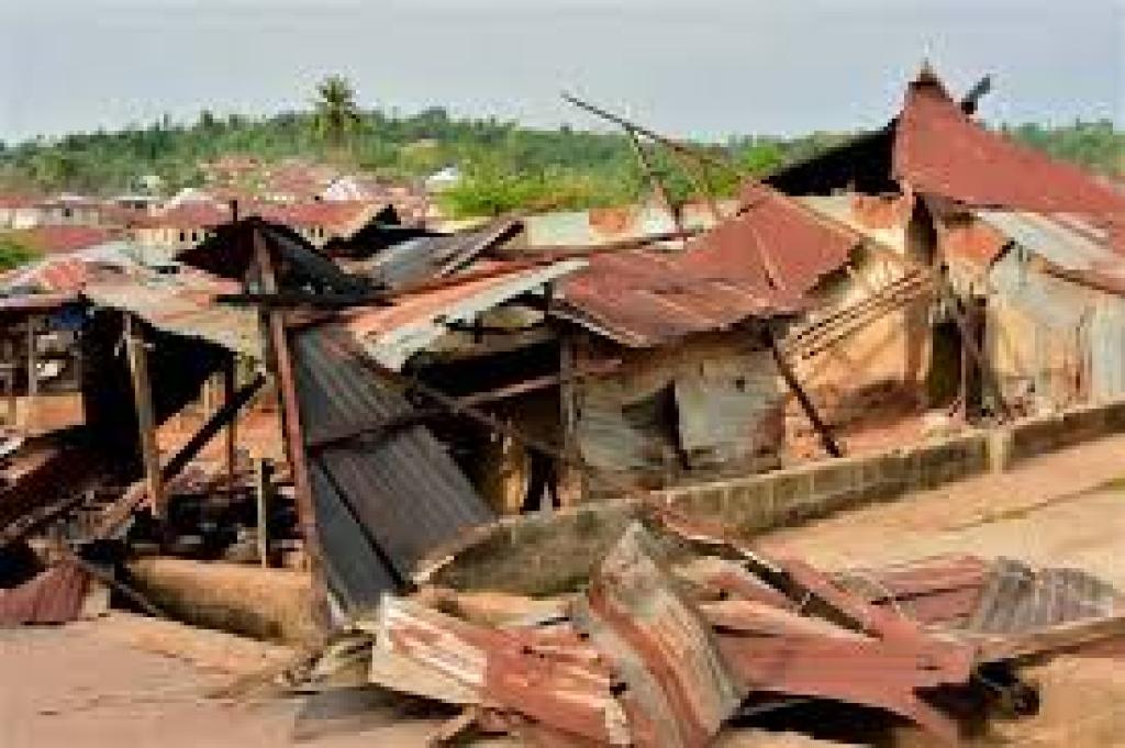 Rainstorm wrecks havoc in Kaduna community