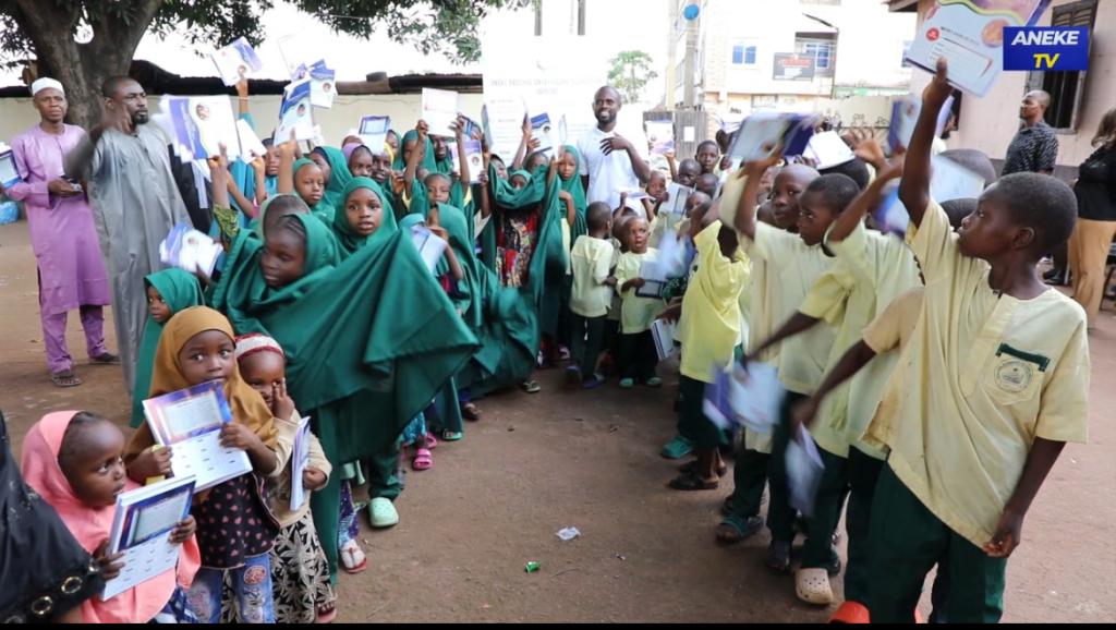 Foundation Distributes Free Exercise Books To Islamic School In Enugu
