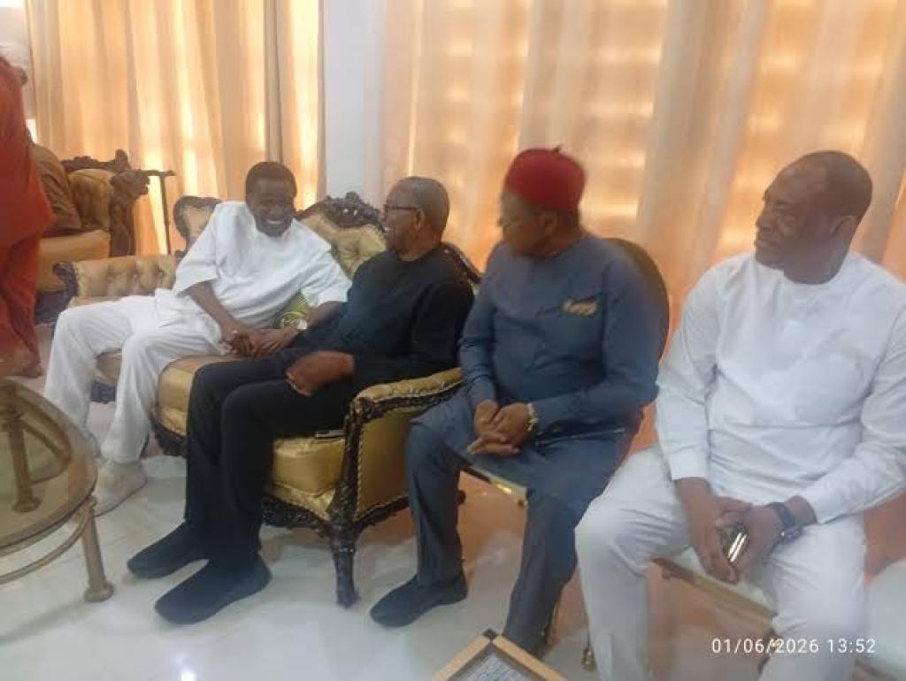 Peter Obi, Igbo leaders pay New Year homage to Jim Nwobodo