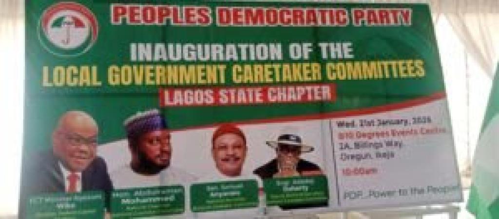 Wike-backed PDP NWC inaugurates LGA caretaker committees in Lagos