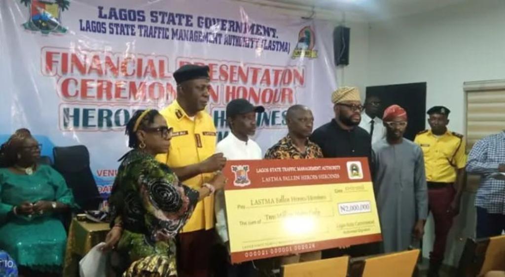 Fallen heroes: LASTMA families get 40m from LASG