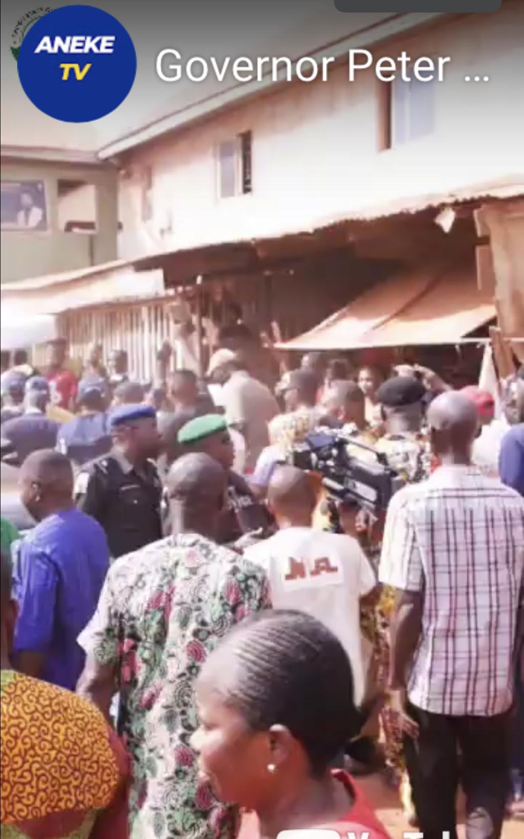 Governor Peter Mbah of Enugu State sparks joy in Ologo, Coal Camp, as he flags off construction of multiple asphalt roads in the area