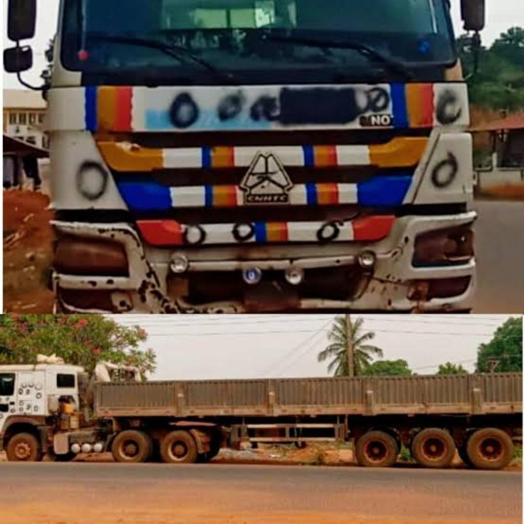 Police in Enugu recover truck snatched from Delta