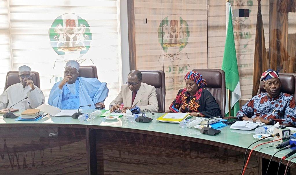 INEC swears-in new REC, Dr Chukwu Joseph