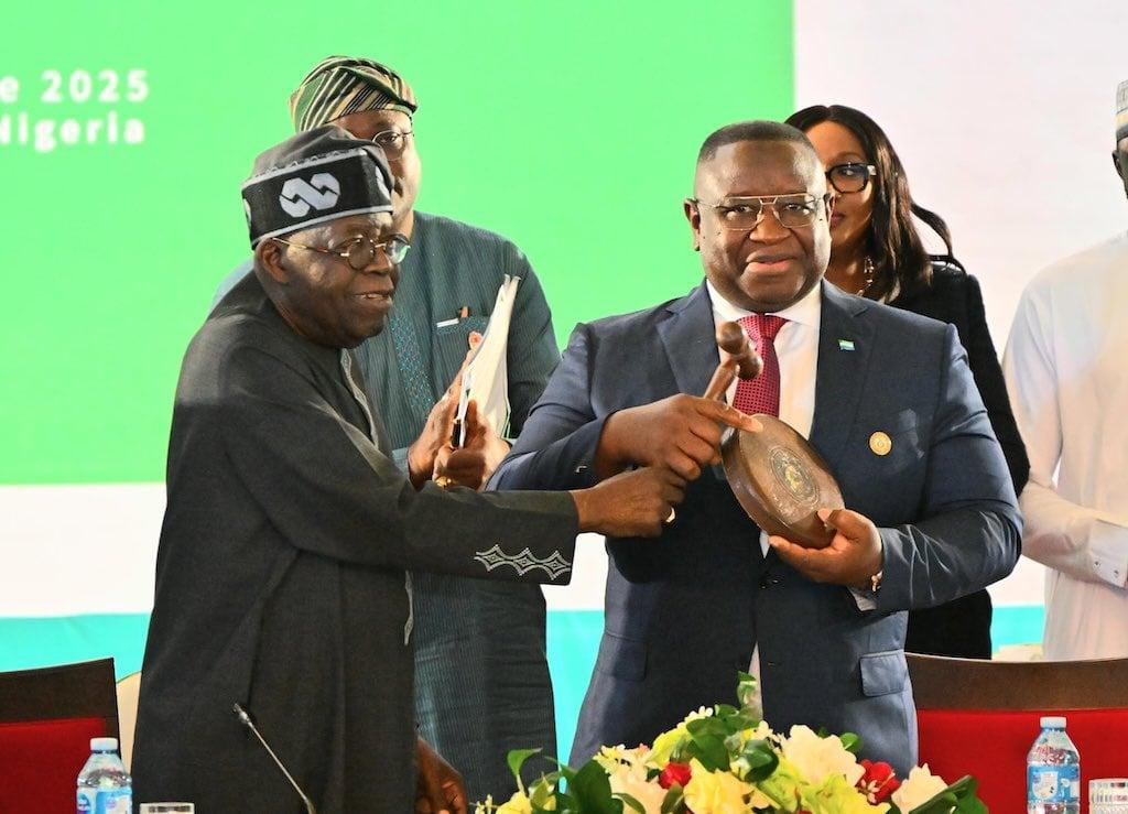 Tinubu receives Sierra Leone’s President Bio
